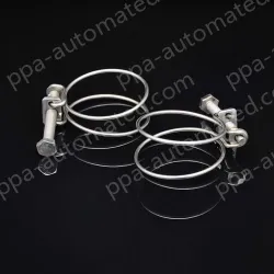 Double steel wire hose clamp 201 material 34-38*3 [wire diameter]