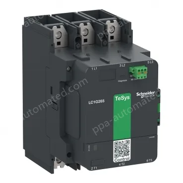LC1G330KUEN Contactor, high power, TeSys Giga, standard version, 3 pole/NO, AC-3 <=440V 330A, 100-250VAC/DC coil