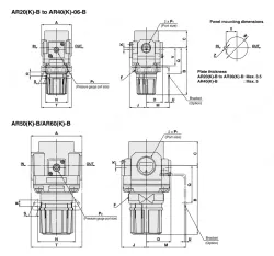 Modular Type Regulator AR25K-02BE-B