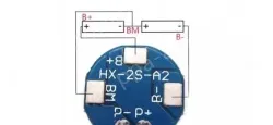 Lithium battery overcharge, overdischarge, overcurrent, short-circuit charging protection board 7.4V 5A rotundity