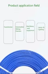 Transformer lines 24AWG Red