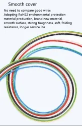 Teflon Wire Cable 26AWG Blue 7 cores