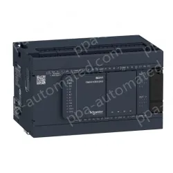 TM241C24R logic controller, Modicon M241, 24 IO, relay