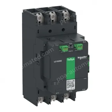 LC1G265BEEA Contactor, high power, TeSys Giga, advanced version, 3 pole/NO, AC-3 <=440V 265A, 24-48VAC/DC coil