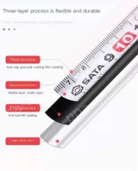Class 1 accuracy - 5 m / 16 ft - ruler width 19mm - 91322B