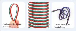LED light connecting cable 18AWG*8 and (34/0.17TS)
