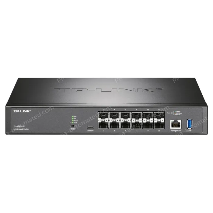 12 SFP+ ports Full 10 Gigabit Layer 3 network management switches