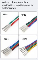LED light connecting cable 18AWG*8 and (34/0.14TS)