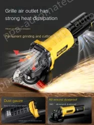 Industrial 850W rear switch metal cut
