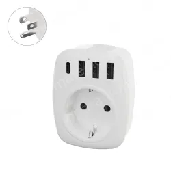 DE FR to US plug adapter KRSAP-WLH010326