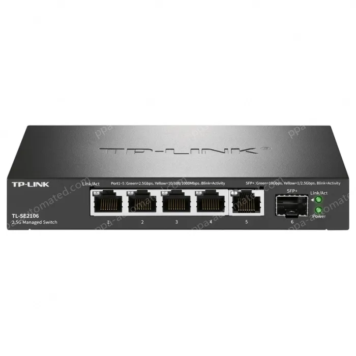 6 port 2.5G cloud management switches