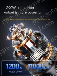Industrial 850W rear switch metal cut