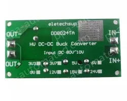 DC-DC high-voltage buck module Input DC 10~80V Output 5V With terminals