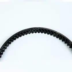 Self centering silent synchronous belt with herringbone teeth