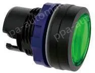 Yellow transparent button, plastic edge, can be equipped with lamp holder module