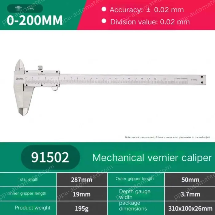 Mechanical caliper 0-200mm 91502