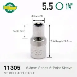 Xiaofei-5.5mm-6.3mm series 1/4-11305