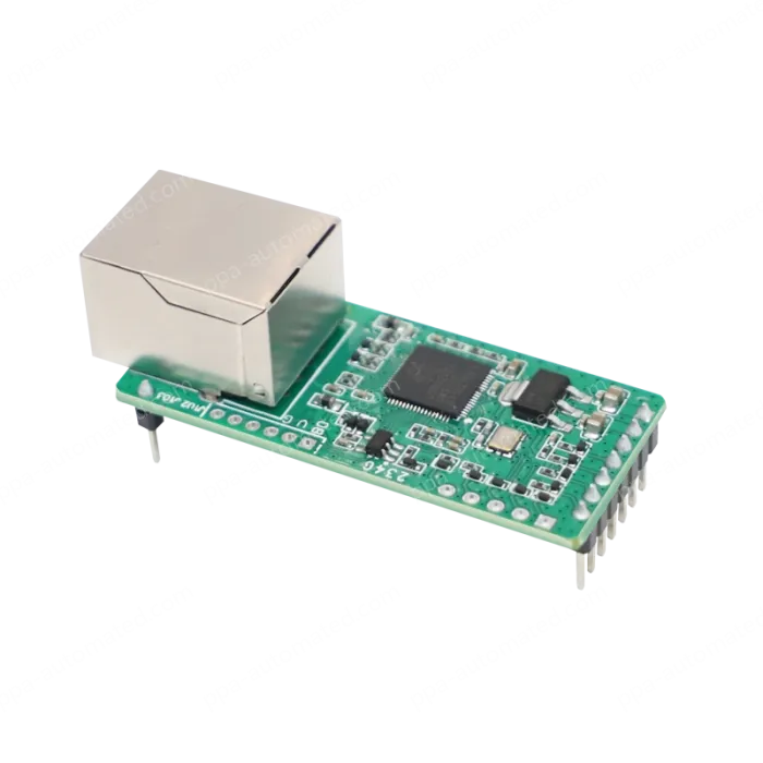 Low-cost serial-to-Ethernet module