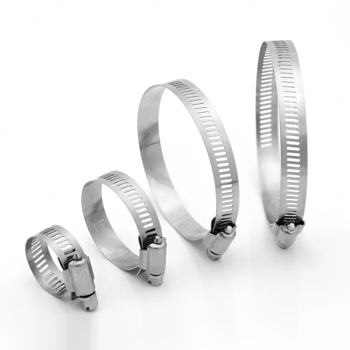 304 all steel cross hose clamp 10-16