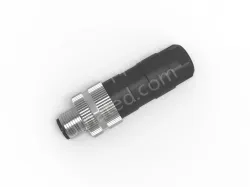 M12 12-hole male straight connector