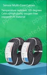 5 core 4 core 2 core sensor cable 24 AWG 5 pole