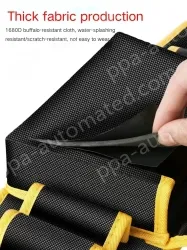 The blue edge upgraded middle pocket can be equipped with an electric drill + hook included