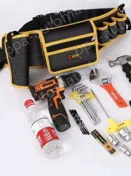 Orange padded tool belt bag Medium bag