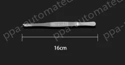 Stainless steel tweezers Straight round toe (thick) 16cm
