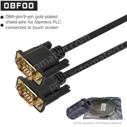 2m gold-plated connector bagged + anti-interference magnetic ring 0BF00