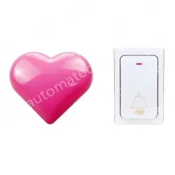 Wireless remote control doorbell, home spontaneous electric flash doorbell, elderly and disabled caller