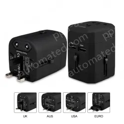 2USB travel adapter 2500mA,5V, KRUSB-WLG3327B