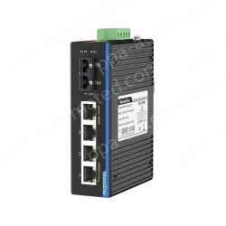 1 Port 100M F(x) + 4 Ports 10/100M T(x) Din-Rail Unmanaged Industrial Ethernet Switch