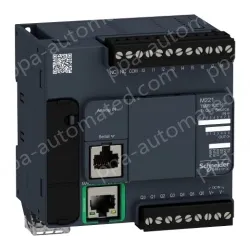 TM221CE16T controller M221 16 IO transistor PNP Ethernet