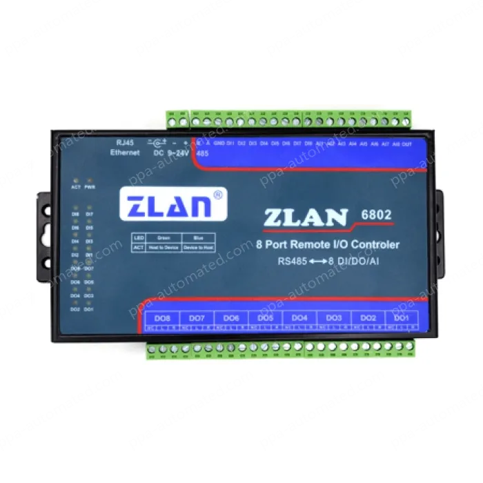 ZLAN6802 8 Channels IO Control Module