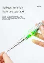 The voltage resistance of the test pen is 100-500V V.