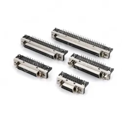 SCSI Connector Series 90 Degree PCB Board-to-Board Servo 68-PIN Headers