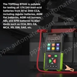 JDiag Jiedai 4-in-1 Automotive Intelligent Tester Leakage Start Charging OBD Voltage Detection Battery Analyzer