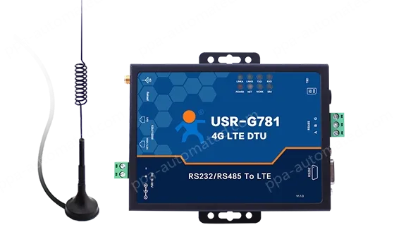 An industrial router with serial port