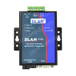 Level-type fiber-to-serial port