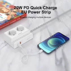 20W PD EU Power Strip