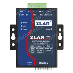 MQTT+JSON to Modbus gateway