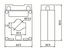 Current transformer YDBH0.66-40I-A-500/5A closed transformer