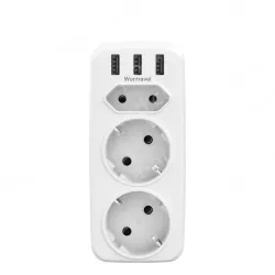 Germany France extension usb wall socket