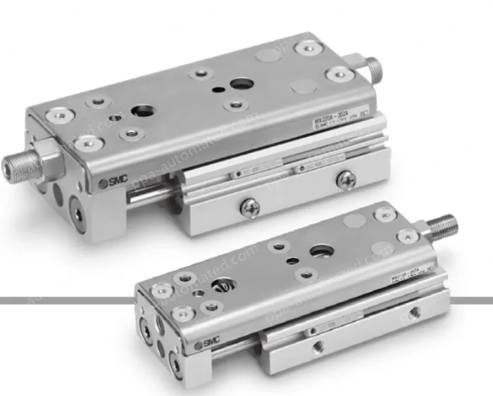 Air Slide Table Double-ported Type MXQ A Series &oslash;6, &oslash;8, &oslash;12, &oslash;16, &oslash;20, &oslash;25