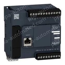 TM221C16R logic controller, Modicon M221, 16 IO, 7 relay outputs, 100&acirc;&euro;&brvbar;240V AC