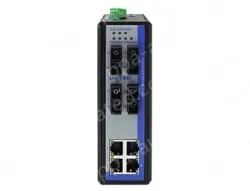 UOTEK 100M 4 Fiber Ports 4 RJ-45 Ports Industrial Switch